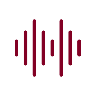 red sound wave icon